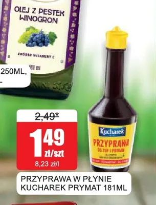 Przyprawa w płynie Kucharek Prymat promocja w Bingo