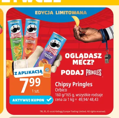 Chipsy Pringles Buffalo Chicken Wings promocja w Leclerc