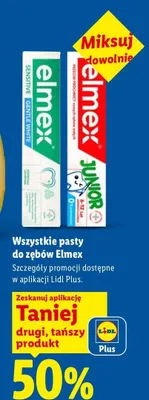 Pasta do zębów Elmex Junior promocja w Lidl