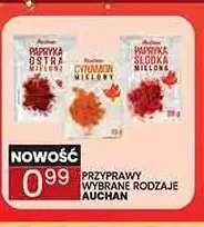 Przyprawy Auchan promocja w Wafelek