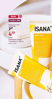 Peeling do twarzy z witaminą C promocja w Rossmann