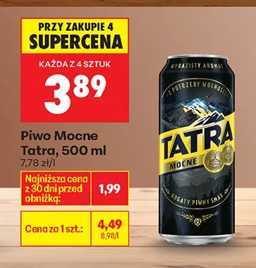 Piwo mocne promocja w Biedronka