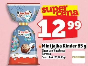 Mini jajka Kinder promocja w TOPAZ