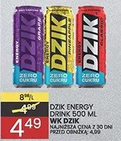 Dzik Energy drink 500ml WK Dzik promocja w Wafelek
