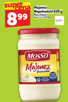 Majonez Napoleoński Mosso Kewpie promocja w TOPAZ