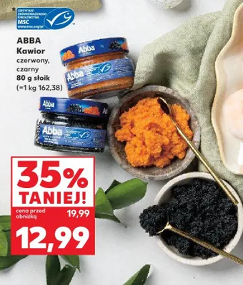Kawior czerwony, czarny promocja w Kaufland