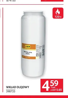 Wkład olejowy Topseller promocja w Selgros