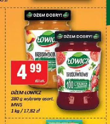 Dżem truskawkowy Łowicz promocja w Chorten