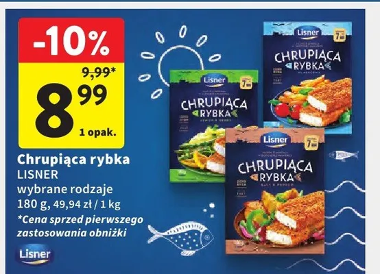Chrupiąca rybka wybrane rodzaje promocja w Intermarche