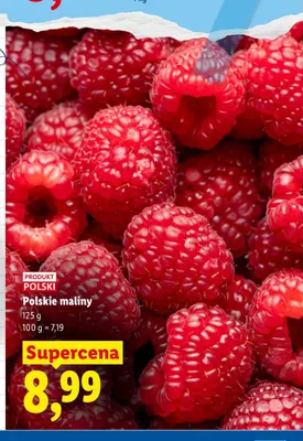 Maliny polskie promocja w Lidl