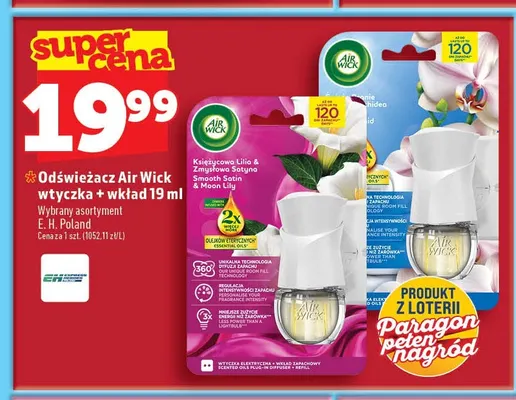Odświeżacz powietrza Air Wick wtyczka + wkład promocja w TOPAZ