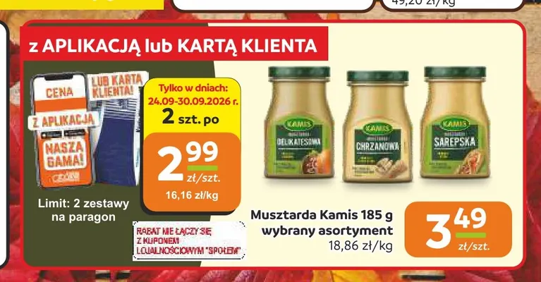 Musztarda sarepska Kamis promocja w Społem Częstochowa