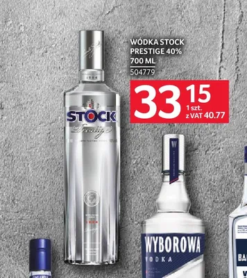 Wódka Stock Prestige 40% promocja w Selgros