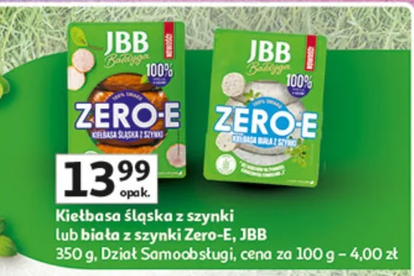 Kiełbasa śląska z szynki lub biała z szynki Zero-E promocja w Auchan