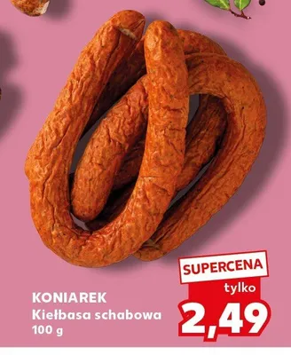 Kiełbasa schabowa promocja w Kaufland