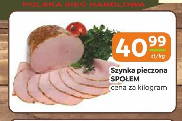 Szynka pieczona Społem promocja w Społem Częstochowa