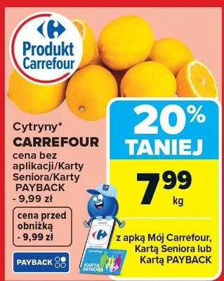 Cytryny promocja w Carrefour