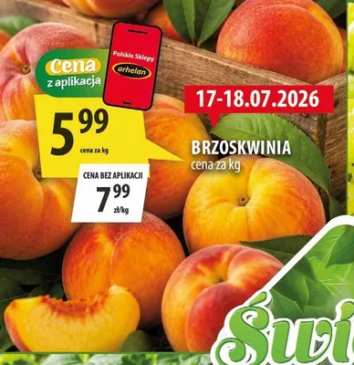 Brzoskwinia promocja w Arhelan
