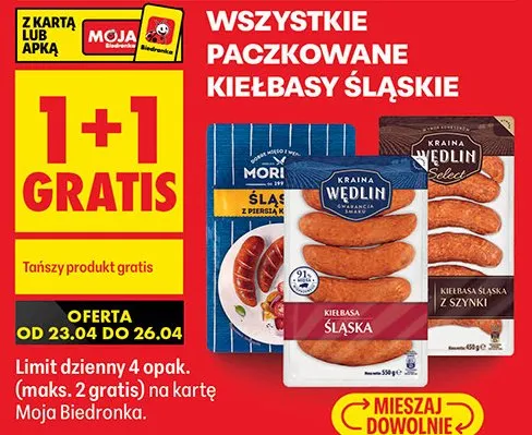 Kiełbasa śląska promocja w Biedronka