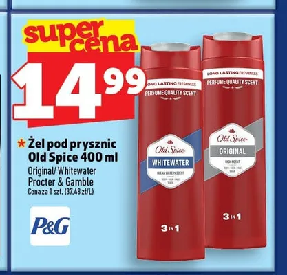 Żel pod prysznic Old Spice Whitewater promocja w TOPAZ