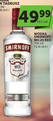 Wódka Smirnoff No.21 Red promocja w Euro Sklep
