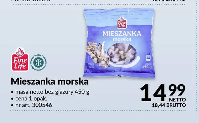 Mieszanka morska Fine Life promocja w Makro