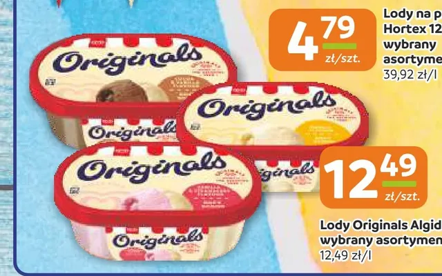 Lody Originals Algida promocja w Gama