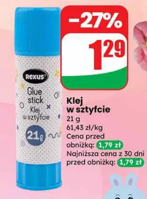 Klej w sztyfcie promocja w Dino