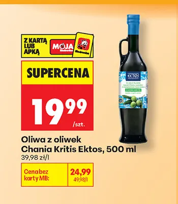 Oliwa z oliwek Chania Kritis Ektos promocja w Biedronka