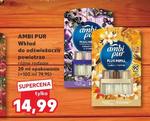 Wkład do odświeżacza powietrza Ambi Pur promocja w Kaufland