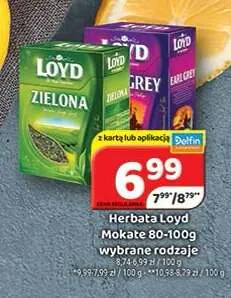 Herbata Loyd Mokate promocja w Delfin