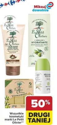 Wszystkie kosmetyki marki Le Petit Olivier promocja w Carrefour Market