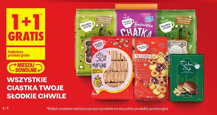 Wszystkie ciastka Twoje Słodkie Chwile promocja w Biedronka