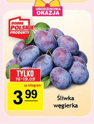 Śliwki węgierki promocja w Gram Market