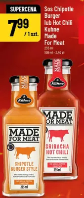 Sos Hot Chili Kuhne Made For Meat promocja w POLOmarket