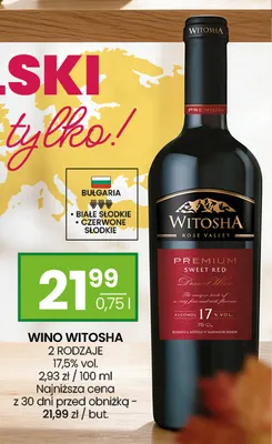 Wino Witosha promocja w Twój Market