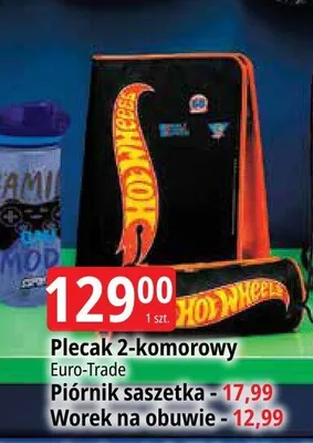 Piórnik saszetka Euro-Trade Hot Wheels promocja w Leclerc