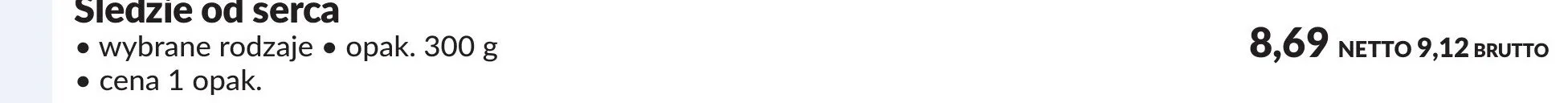 Śledzie od serca wybrane rodzaje promocja w Makro