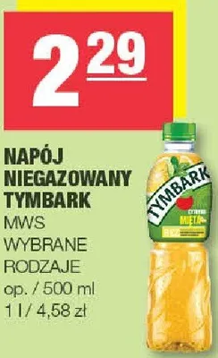 Napój niegazowany Tymbark MWS promocja w SPAR