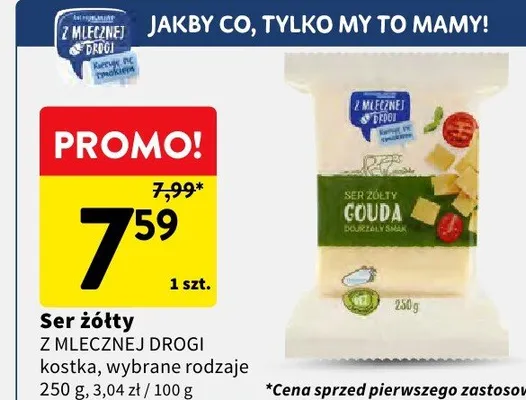 Ser żółty kostka promocja w Intermarche