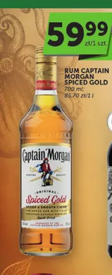 Rum Captain Morgan Spiced Gold promocja w ABC