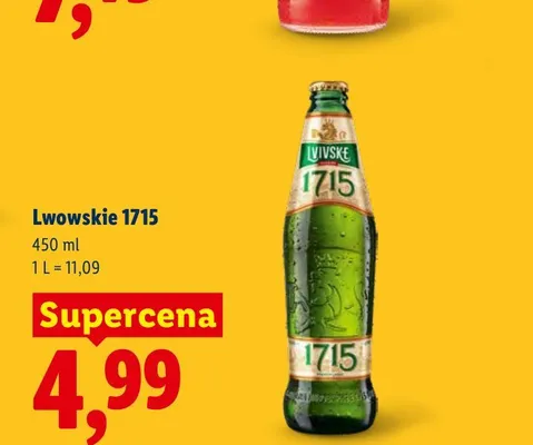 Piwo Lwowskie 1715 promocja w Lidl