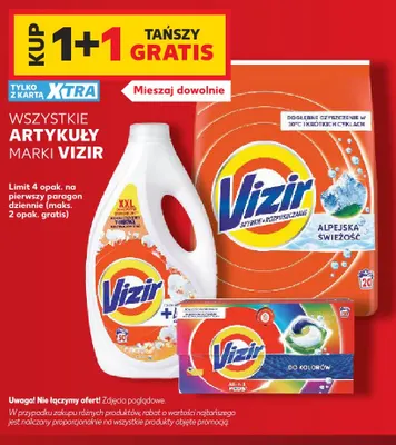 Płyn do prania Vizir promocja w Kaufland