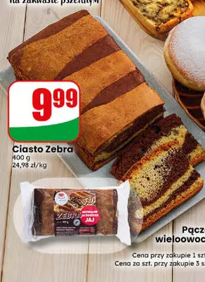Ciasto Zebra promocja w Dino