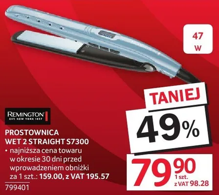 Prostownica Remington S7300 promocja w Selgros