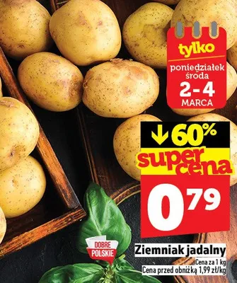 Ziemniak jadalny promocja w TOPAZ