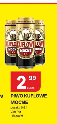 Piwo Kuflowe Mocne promocja w Chorten