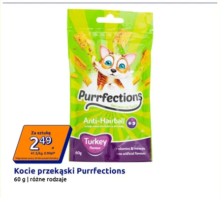 Kocie przekąski Purrfections promocja w Action
