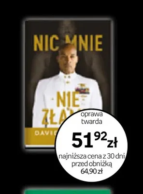 Książka Nic mnie nie złamie David Goggins oprawa twarda promocja w Empik