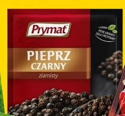Pieprz czarny ziarnisty Prymat promocja w Kaufland